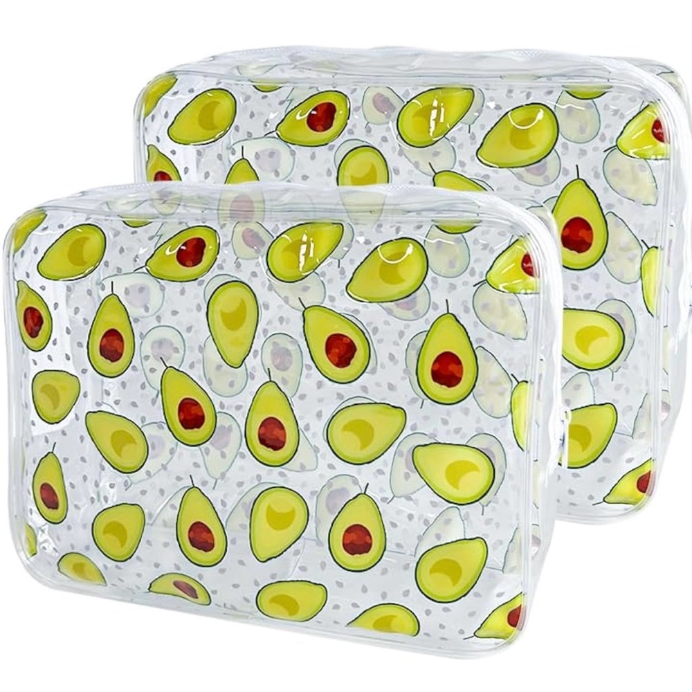 Avocado Print Cosmetic Bag (1pc)